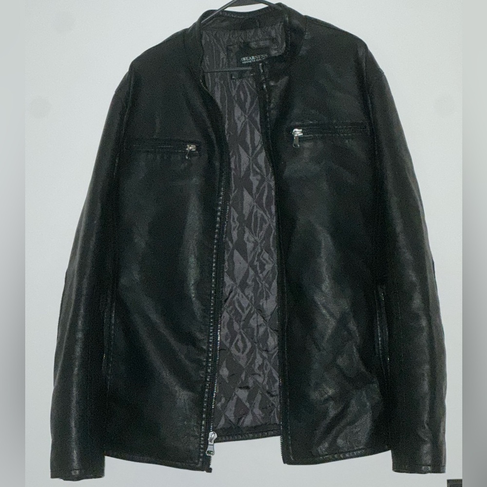 Awearness Kenneth Cole Leather Jacket XXL